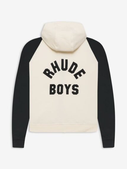 Rhude Boys Raglan Hoodie - Introduce a touch of urban cool to your wardrobe with the Rhude Boys Raglan Hoodie, featuring a stylish raglan design that blends comfort and streetwear flair."