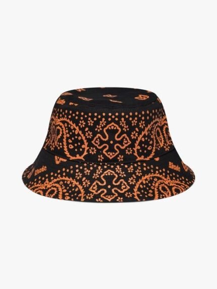 Rhude Bandana Bucket Hat - Elevate your style with the Rhude Bandana Bucket Hat, featuring a classic bandana pattern and a trendy bucket hat silhouette."